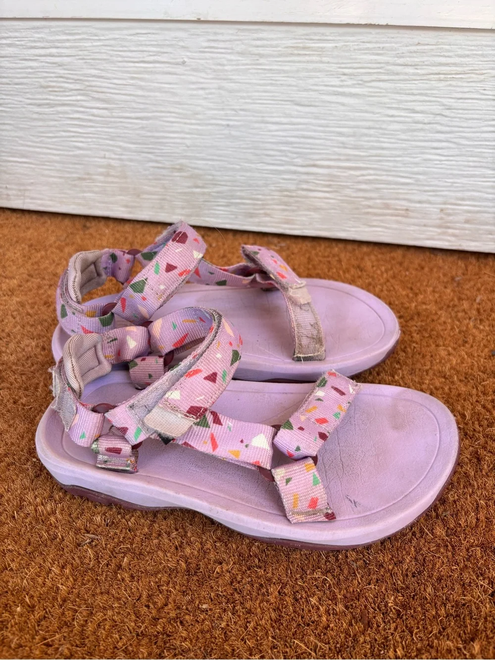 Teva Hurricane Print Terrazo Print Orchid